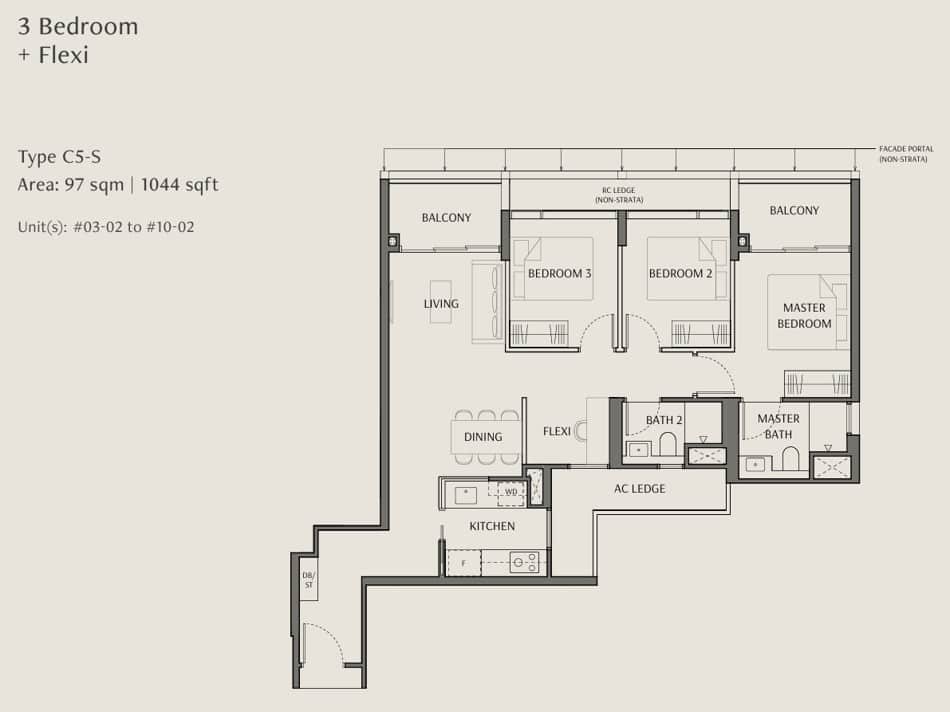 The-Robertson-Opus-Floor-Plan-3-Bedroom-C5S